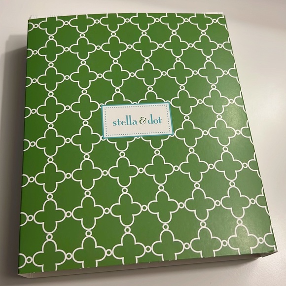 Stella & Dot Barrboleo Necklace - gold, silver, fuchsia, and turquoise - Picture 3 of 3